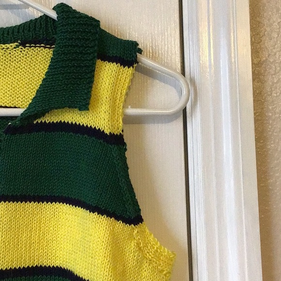 Beautiful Hand Knit Sleeveless Top size 34 New - Picture 2 of 4